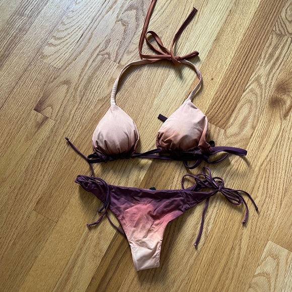 Sexy bikini set thong ruched - Picture 2 of 2